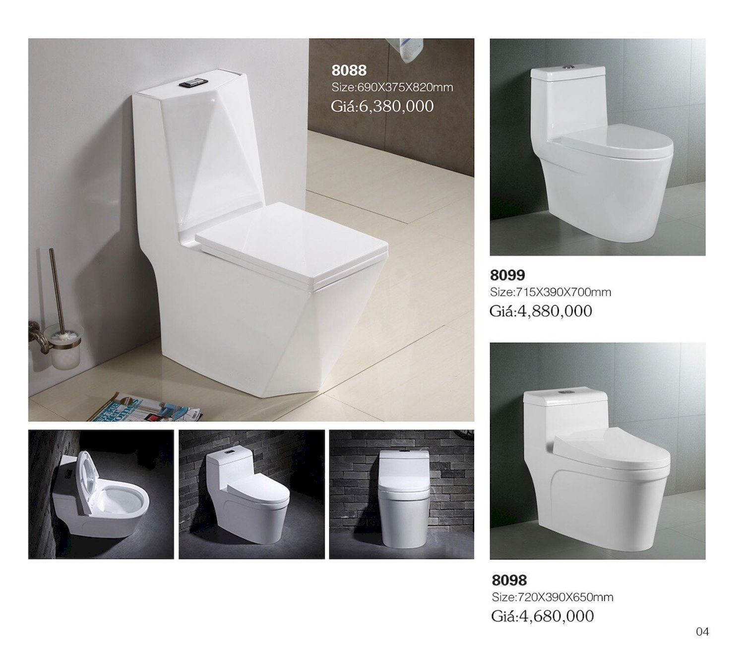 Thiết bị vệ sinh NAPOLON Catalogue và Bảng giá mới nhất /Page 35